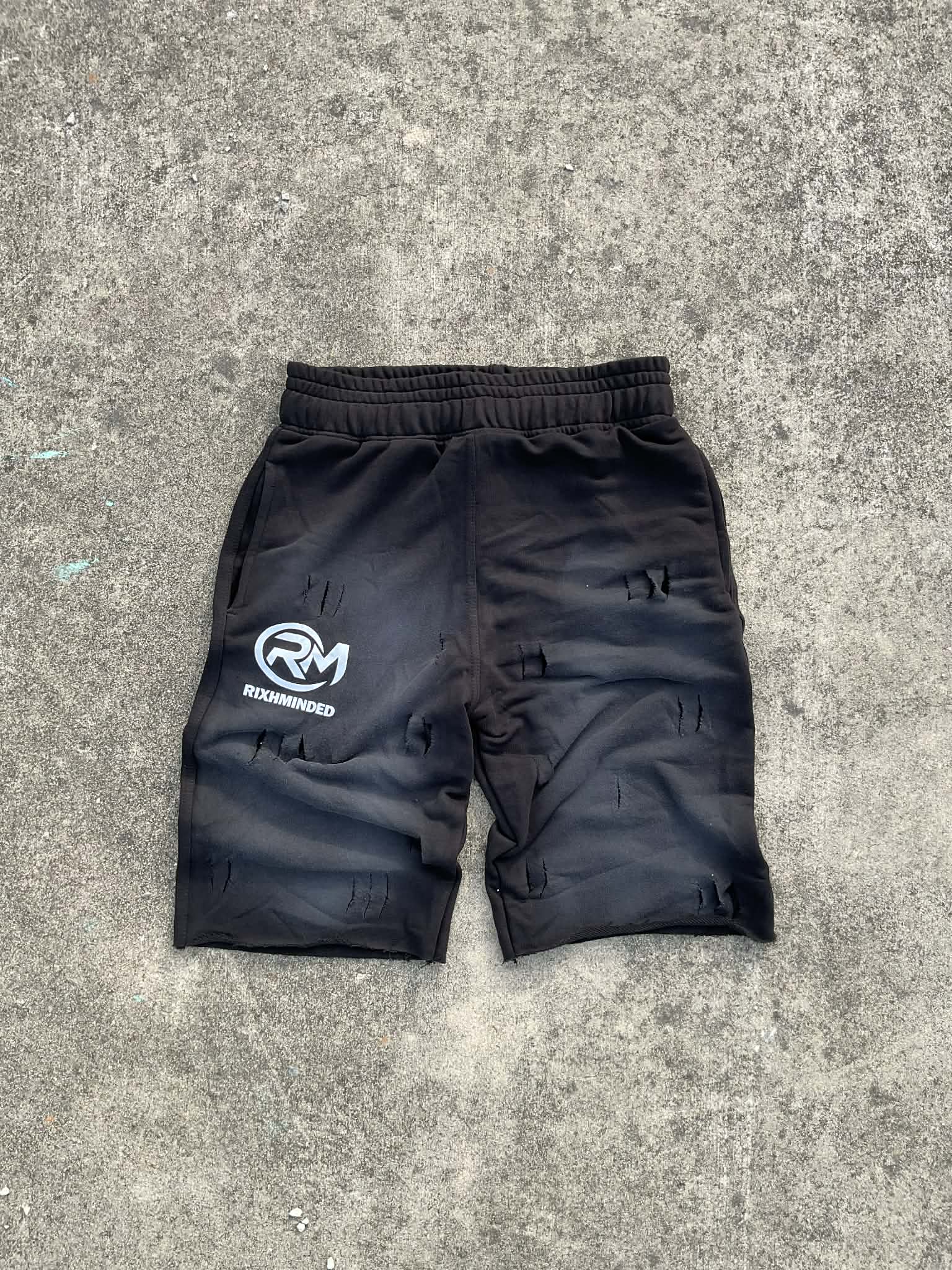 Rixhminded Distressed Long Shorts